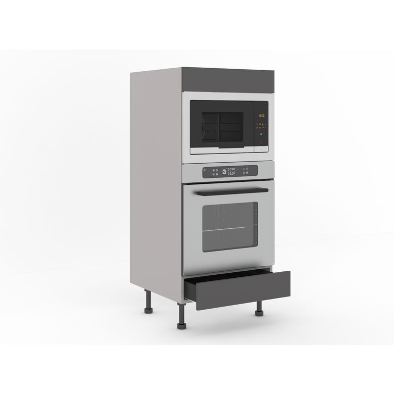 Demi-colonne pour four et micro-ondes encastrables