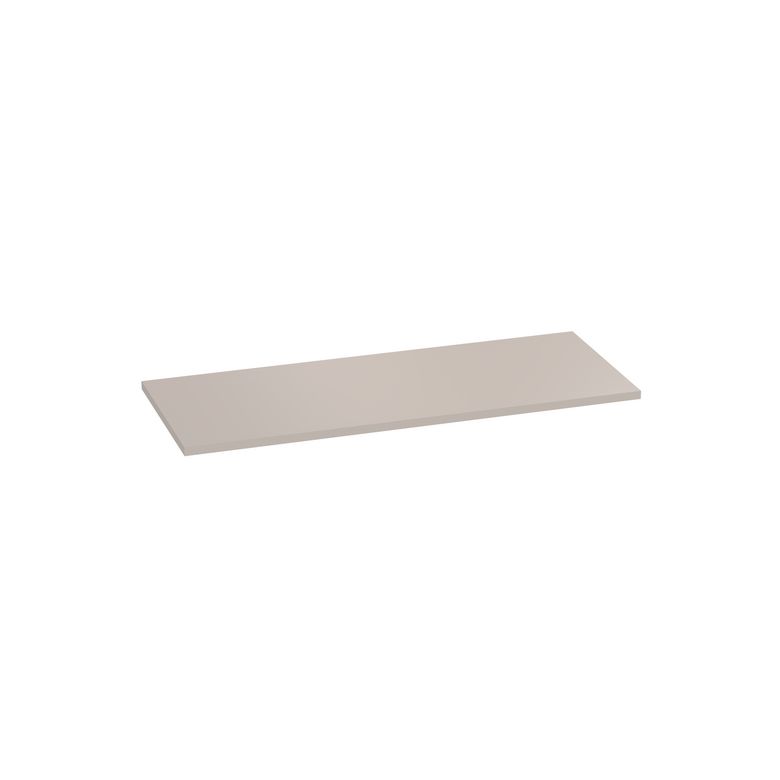 Plan de toilette mélaminé décor uni ivoire FORMEO | Lapeyre