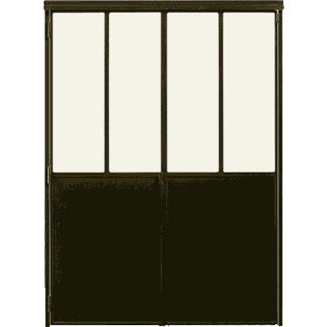 Verrière acier porte & cloison