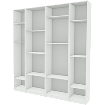 Bibliothèque, bureau et meuble TV