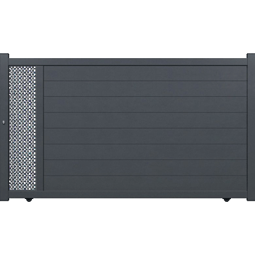 Portail coulissant PVC